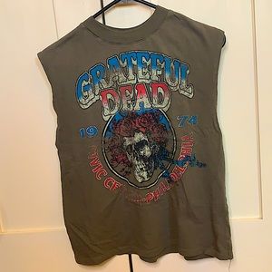 Junkfood Grateful Dead Bertha muscle tee tank top